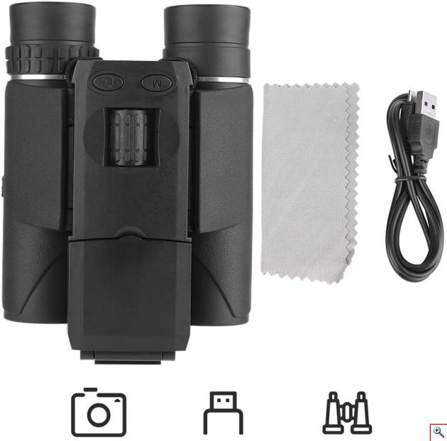 Κιάλια 10x25 Καταγραφικό με Ψηφιακή Κάμερα HD & LCD Οθόνη 1,5