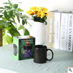 StarryMug Κούπα που Αλλάζει με την Θερμότητα Γαλαξίες - Αστέρια - Κρυφό Ηλιακό Σύστημα CRYPTO TRADER TRADING CRYPTOCURRENCY TO THE MOON MUG NFT Κεραμική - Solar System Mug