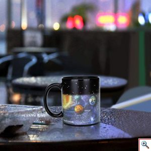 StarryMug Κούπα που Αλλάζει με την Θερμότητα Γαλαξίες - Αστέρια - Κρυφό Ηλιακό Σύστημα CRYPTO TRADER TRADING CRYPTOCURRENCY TO THE MOON MUG NFT Κεραμική - Solar System Mug