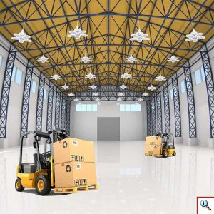 360° Superbright Λάμπα Γκαράζ, Συνεργείου Ανακλαστήρας 4000lm LED - Φωτιστικό Ε27 - Garage Light