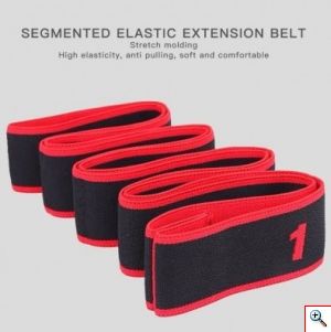 Ιμάντας - Λάστιχο Διατάσεων 8 Επιπέδων 95cm - Yoga & Pilates Stretch Band σε Διάφορα Χρώματα