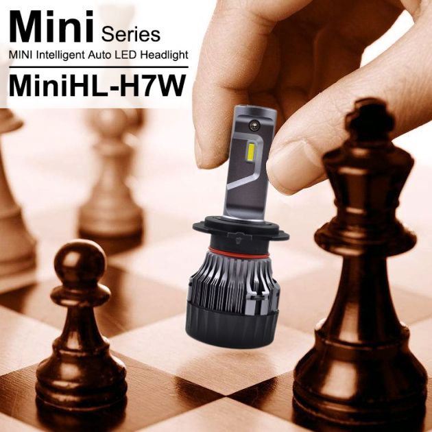 LED Φώτα Αυτοκινήτου Angle Adjust H7 10000LM (2x5000) 60W (2x30W) 6500K CAN BUS 9-32V