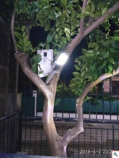 Αυτόματο Ηλιακό Σύστημα Φωτισμού Εξωτερικού Χώρου με 12 LED SMD Αδιάβροχο με Αισθητήρα Φωτός