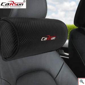 Ανατομικό Μαξιλάρι με Πλέξη Σχέδιου Carbon Υποστήριξης Αυχένα για Κάθισμα Αυτοκινήτου Carsun®