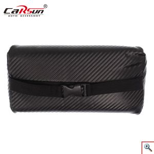 Ανατομικό Μαξιλάρι με Πλέξη Σχέδιου Carbon Υποστήριξης Αυχένα για Κάθισμα Αυτοκινήτου Carsun®