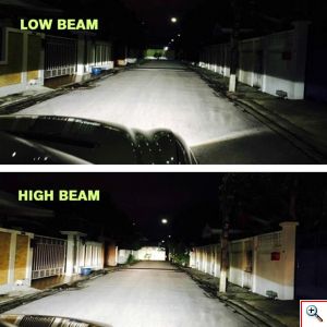 2x Nighteye® Φώτα Πορείας LED H4 80W 6500K N1 A393 12000Lm