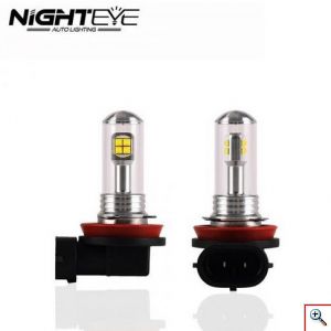 2x Nighteye LED Φώτα Πορείας H11 80W 3000Lm 6000K A334 - A18