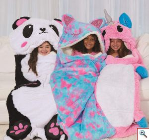 FluffyNap Λούτρινος Παιδικός Υπνόσακος που γίνεται Μαξιλάρι - Αρκουδάκι Κουβέρτα Ρόμπα Μπουρνούζι Fluffylove Happy Nappers