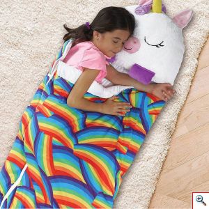 FluffyNap Λούτρινος Παιδικός Υπνόσακος που γίνεται Μαξιλάρι - Αρκουδάκι Κουβέρτα Ρόμπα Μπουρνούζι Fluffylove Happy Nappers