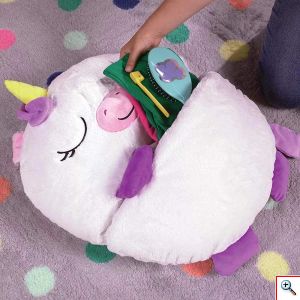 FluffyNap Λούτρινος Παιδικός Υπνόσακος που γίνεται Μαξιλάρι - Αρκουδάκι Κουβέρτα Ρόμπα Μπουρνούζι Fluffylove Happy Nappers