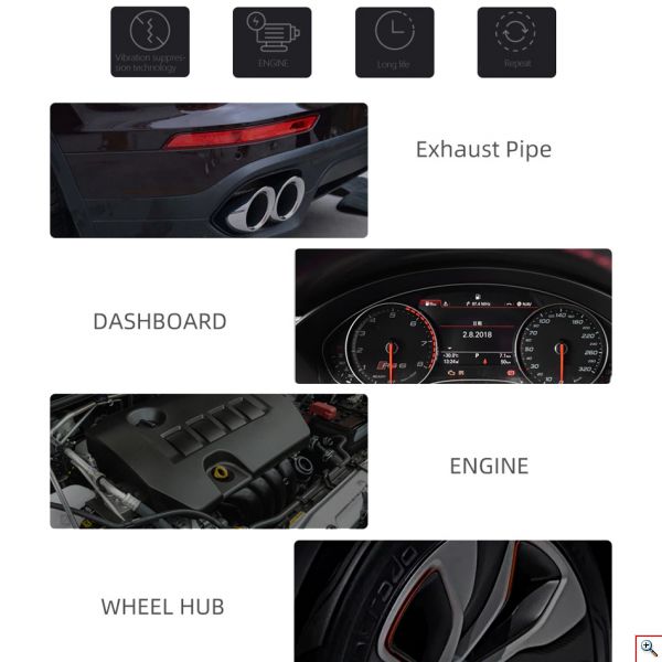 SPTA® Σετ 5 Πινέλα Καθαρισμού Αυτοκινήτου