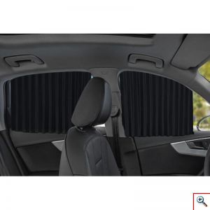 4x Πλευρικά Αντηλιακά Κουρτινάκια - Σκίαστρα Παραθύρων Αυτοκινήτου Μαγνητικά & Πολύ Ευέλικτα για Εύκολη Εγκατάσταση