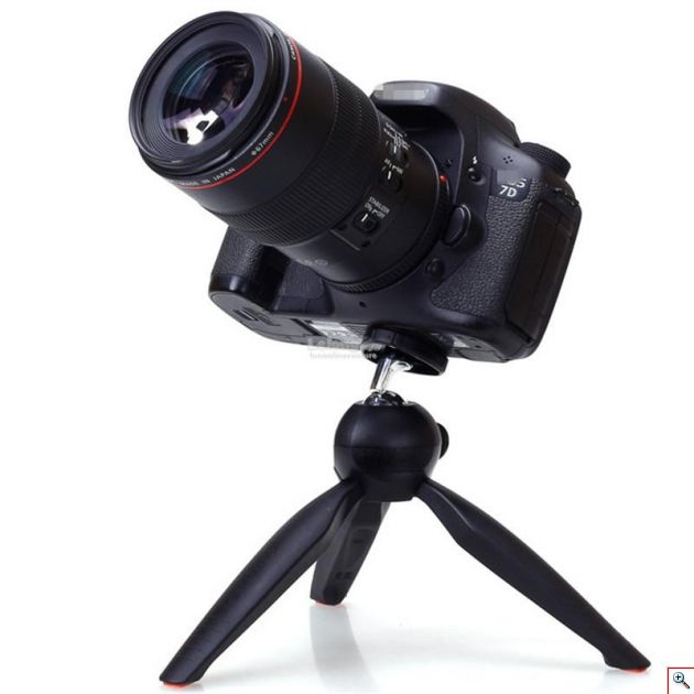 Μίνι Τρίποδο 360° Selfiestick, Grip για Κινητά, Φωτογραφική Μηχανή, Action Camera - Rotatable Pocket Tripod