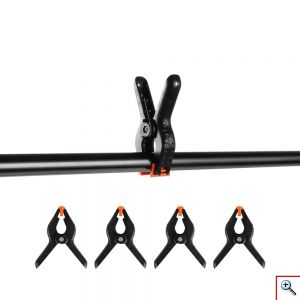 Τρίποδο Σταντ σε Σχήμα Τ με Πράσινο Πανί 2x2m για Φόντο Φωτογραφίας με Τσάντα Μεταφοράς PU5205G - Μαύρο