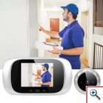 Φορητή Θυροτηλεόραση - Κρυφή Κάμερα για Ματάκι Πόρτας με Οθόνη, Κουδούνι & Αυτόματη Φωτογράφιση Επισκέπτη με Μπαταρίες