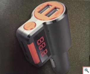 Car Fm Transmitter Αυτοκινήτου USB, SD, AUX Bluetooth Handsfree Mp3 Player - Ανοιχτής Ακρόασης & Φορτιστής USB