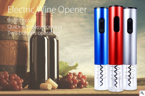 Ηλεκτρικό Ανοιχτήρι Κρασιού - Τιρμπουσόν Electric Wine Opener