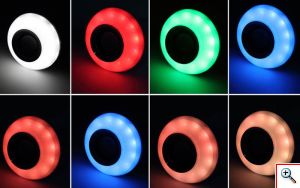Λάμπα LED με ηχείο και σύνδεση bluetooth που αλλάζει χρώματα και παίζει μουσική