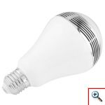 Bluetooth Πολύχρωμη Λάμπα LED 6W & Ηχείο 3W E27 για Android & iOS