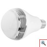 Bluetooth Πολύχρωμη Λάμπα LED 6W & Ηχείο 3W E27 για Android & iOS