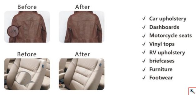 Κιτ Επισκευής Δερμάτων, Δερματίνης και Βινυλίου MAXEED 8419