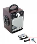 Mini Ηχοσύστημα Bluetooth 16W USB/SD/AUX Multimedia Player KINGWON MS-122BT