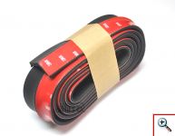 Samurai Universal Bumber Spoiler Rubber Skirt Black 250cm - Σπόϊλερ Αυτοκινήτου
