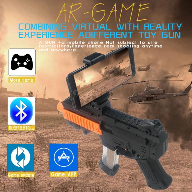 Όπλο Bluetooth με Βάση Κινητού για Gaming - AR Game Gun