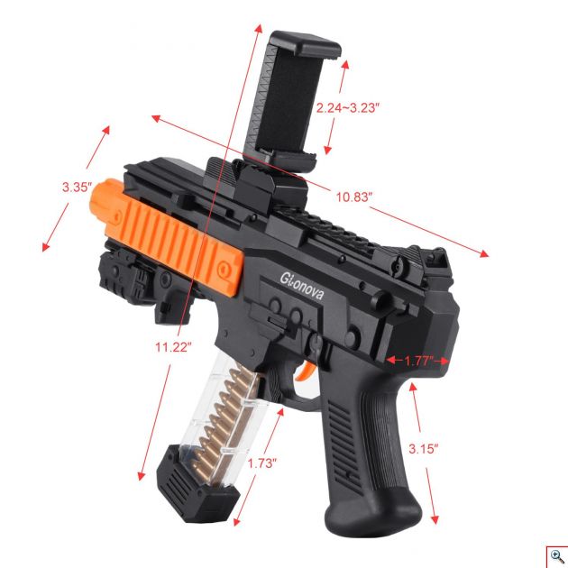 Όπλο Bluetooth με Βάση Κινητού για Gaming - AR Game Gun