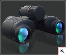 Ultra Compact Κιάλια Near Focus Wide Angle 10x24 Υψηλής Φωτεινότητας