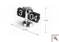 Ρετρό Ρολόι Flip Με Περιστρεφόμενα Φύλλα Bomba Allarm Clock