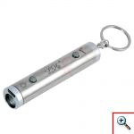 Μπρελόκ Αντιανεμικός Αναπτήρας USB Μπαταρίας & Φακός LED BlueMoon