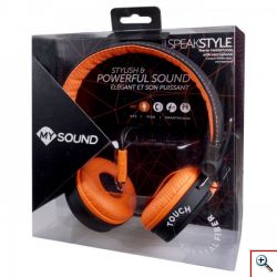 Στερεοφωνικά Ακουστικά Με μικρόφωνο, Με βύσμα Jack 3.5mm MELICONI -497429 MYSOUND