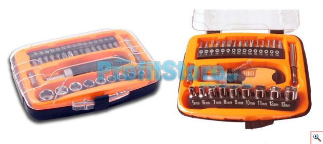 Μαγνητικό Κατσαβίδι Καστάνιας με Μύτες & Καρυδάκια - Σετ 27 Τεμαχίων