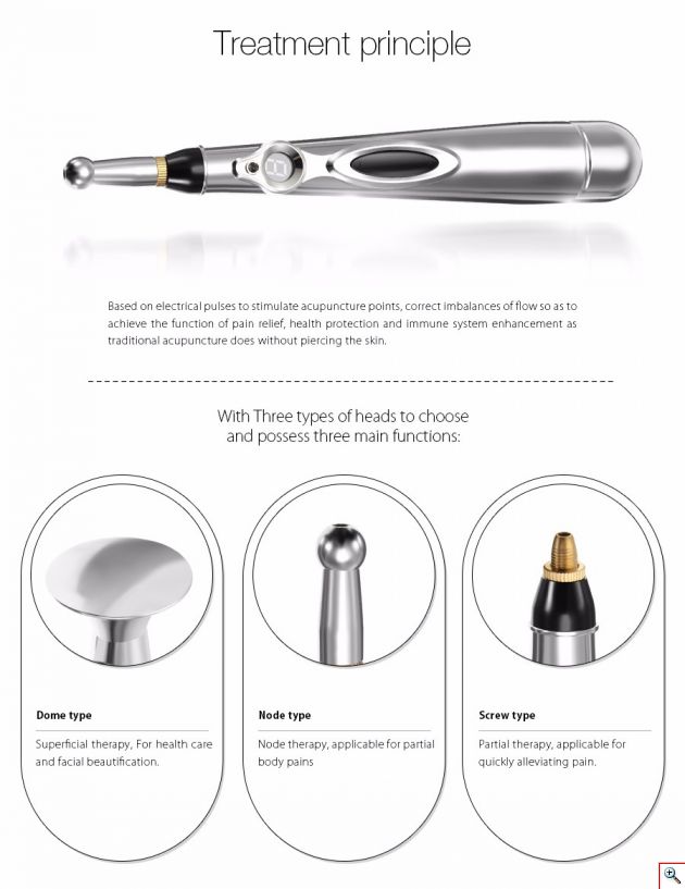 Φορητή Συσκευή / Στυλό Ηλεκτροβελονισμού - Electronic Meridian Acupuncture Pen για Αυτοθεραπεία και Ανακούφιση από Πόνους