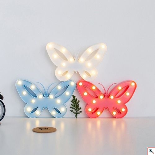 Φωτιστικό Μπαταρίας Πεταλούδα 14 LED