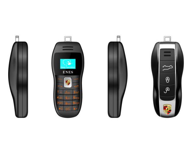 Μίνι Κινητό Τηλέφωνο 2x Dual SIM σε Σχήμα Κλειδιού Αυτοκινήτου - Cellphone Car