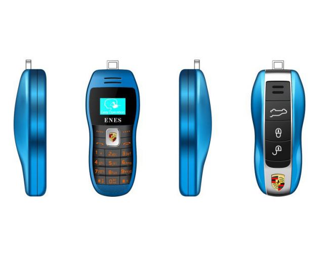 Μίνι Κινητό Τηλέφωνο 2x Dual SIM σε Σχήμα Κλειδιού Αυτοκινήτου - Cellphone Car