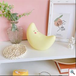 Επιτραπέζιο Παιδικό Φωτιστικό - Πορτατίφ - Φωτάκι Νυκτός Φεγγάρι Moon Light