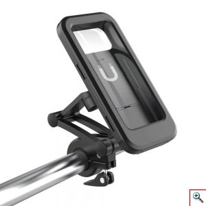 Αδιάβροχη Μαγνητική Βάση Στήριξης 360º Smartphone για Μοτοσυκλέτες - Ποδήλατα 4,8″ εως 5.5″ Μαύρο