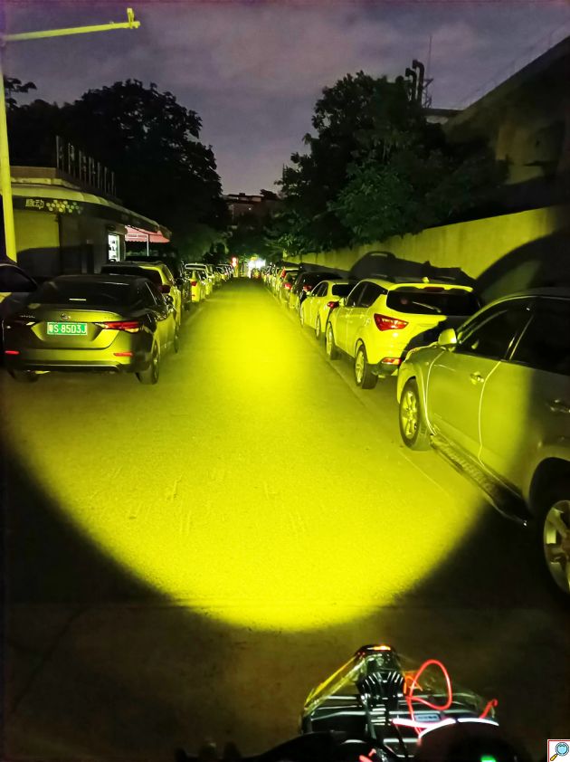 Αδιάβροχος Προβολέας Amber LED Ομίχλης 40W Θερμού Φωτισμού 3000K 12V 4500Lumens IP67