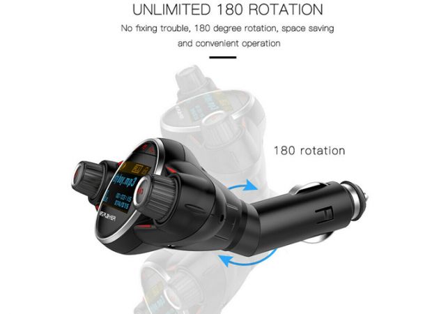 Πομπός FM Transmitter Bluetooth Αυτοκινήτου 5.0+EDR BT08 Car Kit