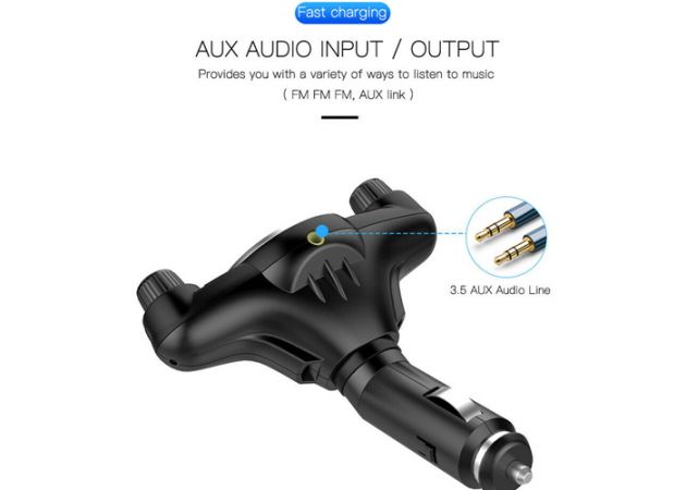 Πομπός FM Transmitter Bluetooth Αυτοκινήτου 5.0+EDR BT08 Car Kit