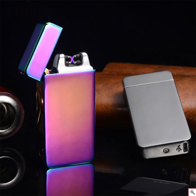 Αντιανεμικός X Arc Αναπτήρας Διπλής Ακτίνας - Double Plasma Arc Lighter USB