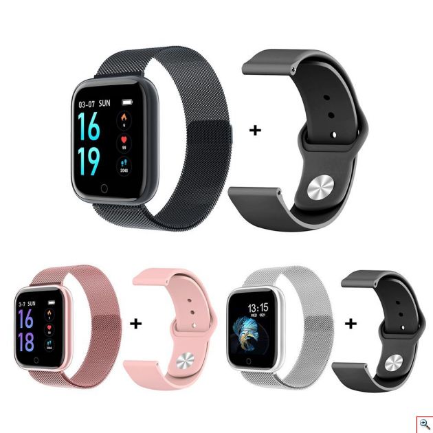 Αδιάβροχο Βιομετρικό & Αθλητικό Ρολόι Smart Watch Activity Tracker με Πιεσόμετρο, Οξύμετρο, Μέτρηση Καρδιακών Παλμών, Βημάτων & Ποιότητας Ύπνου - Health & Fitness Sport & Style
