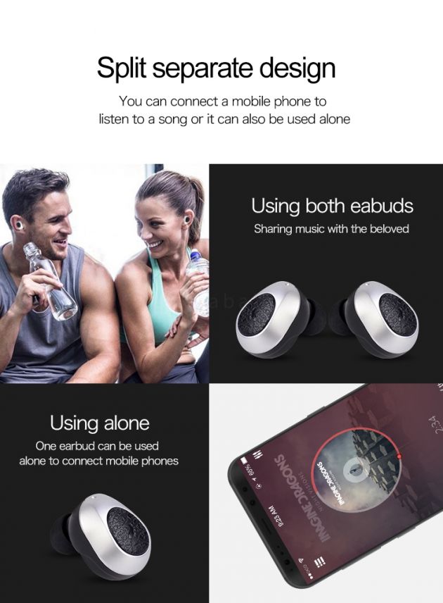 Mini Bluetooth Ασύρματο Ακουστικό Handsfree Awei® - Smart Bussiness Headset