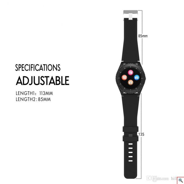Smart Watch - Ρολόι Κινητό Τηλέφωνο Sim Handsfree με Οθόνη Αφής, World Clock, Κάμερα Βηματομετρητή, Μέτρηση Ύπνου, Facebook, Internet, Antilost & Ξυπνητήρι κα