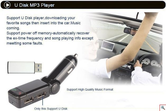 Bluetooth USB/SD MP3 Player & Φορτιστής 2x USB 2,1A Αυτοκινήτου - Car FM Transmitter