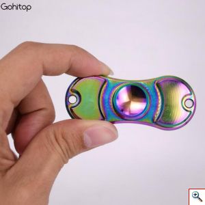 Fidget Spinner με Αναπτήρα Επαναφορτιζόμενο USB - Αγχολυτικό Παιχνίδι Ανακούφισης Στρες