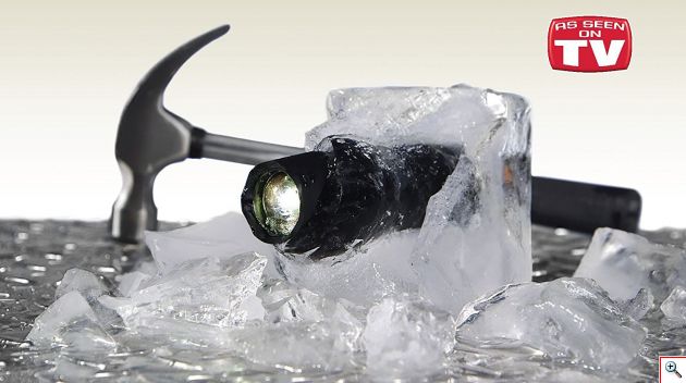 Αδιάβροχος Μαγνητικός Διπλός Φακός & Φωτιστικό 180ᵒ LED 800Lm TacLight® με SUPER ZOOM, SOS & 5 Modes